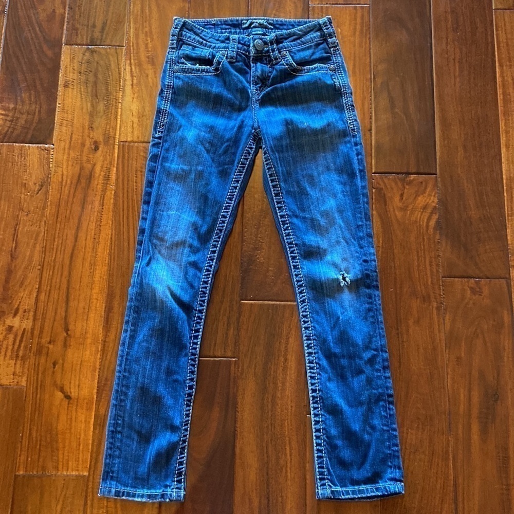 Women’s Silver Natsuki Capri Jeans in Size 24 [EXCELLENT]